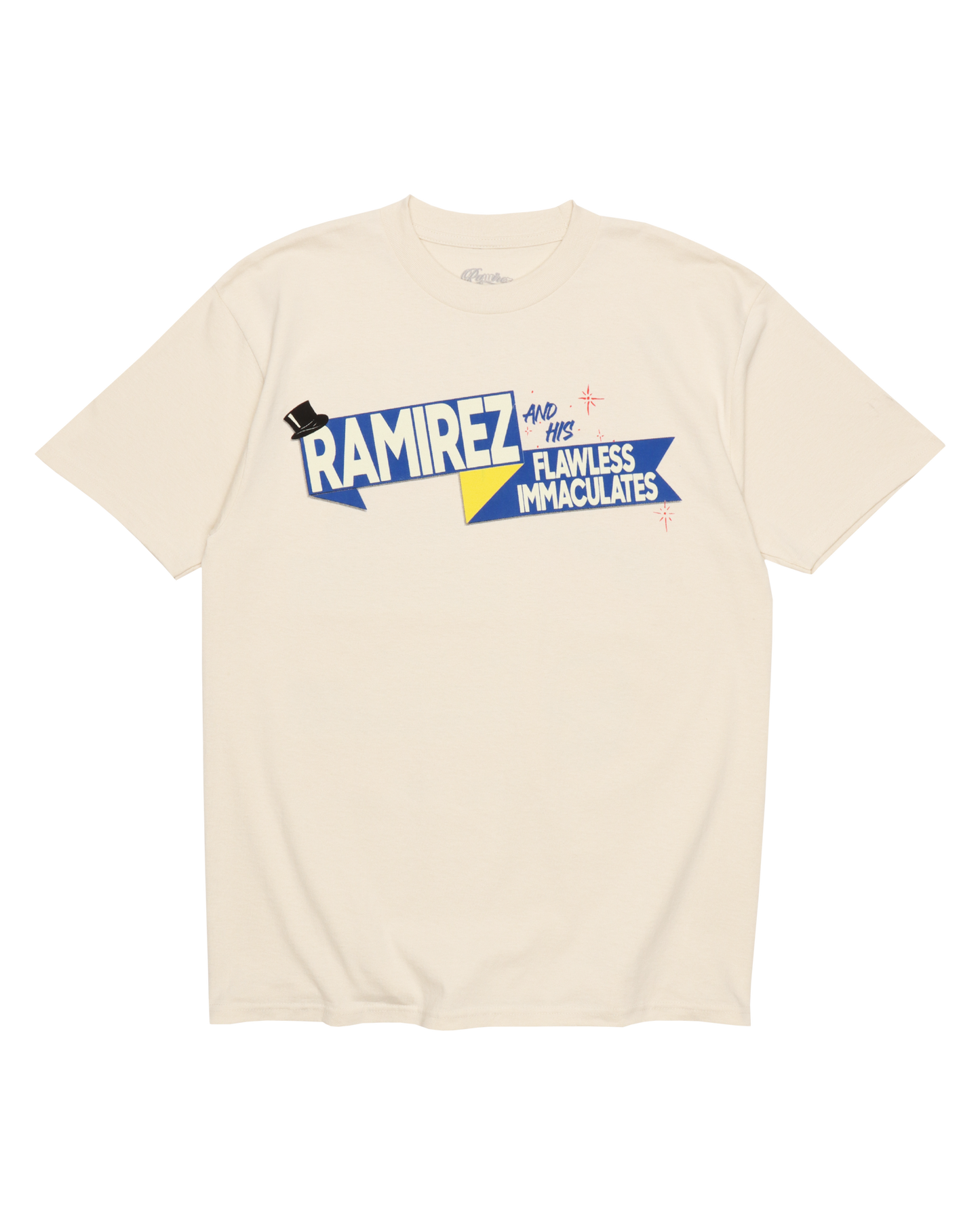 "RAMIREZ & His Flawless Immaculates" Tee - (Cream)