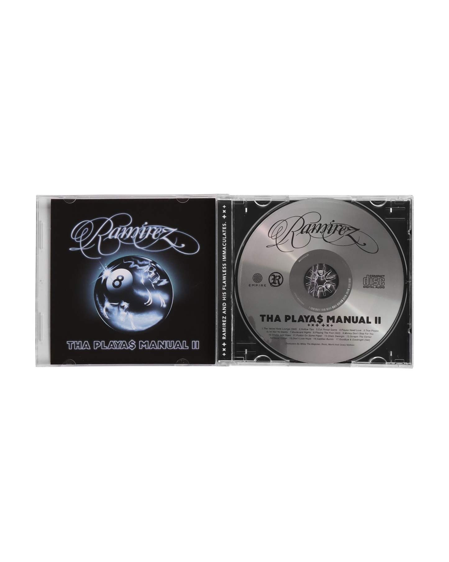 "THA PLAYA$ MANUAL II" CD
