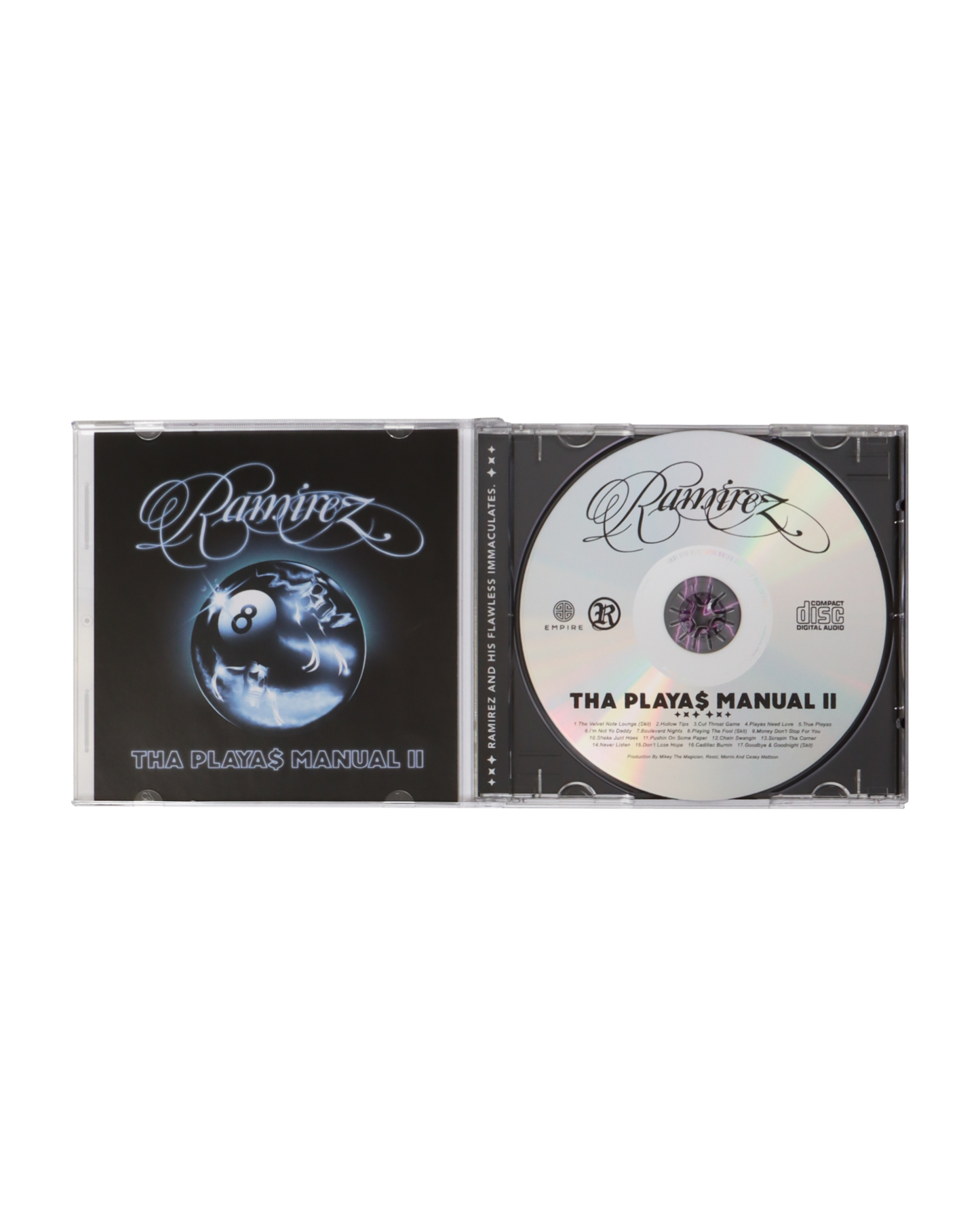 "THA PLAYA$ MANUAL II" CD