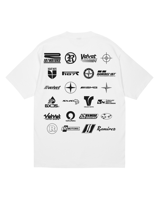 "R187 Motors" Tee - (White)