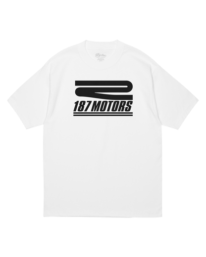 "R187 Motors" Tee - (White)