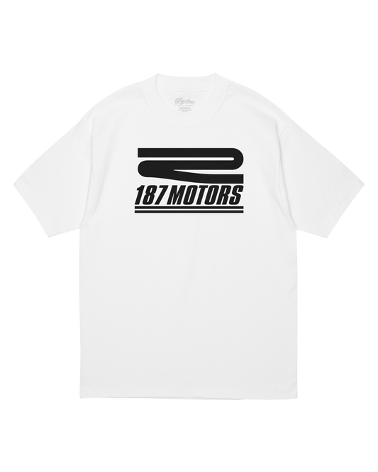"R187 Motors" Tee - (White)