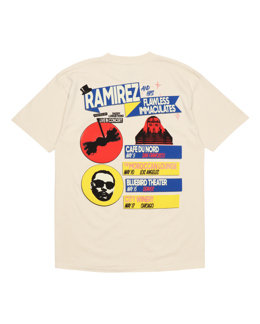 "RAMIREZ & His Flawless Immaculates" Tee - (Cream)